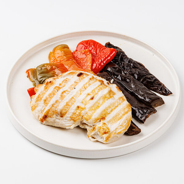 Куриное филе запеченное с овощами 210г