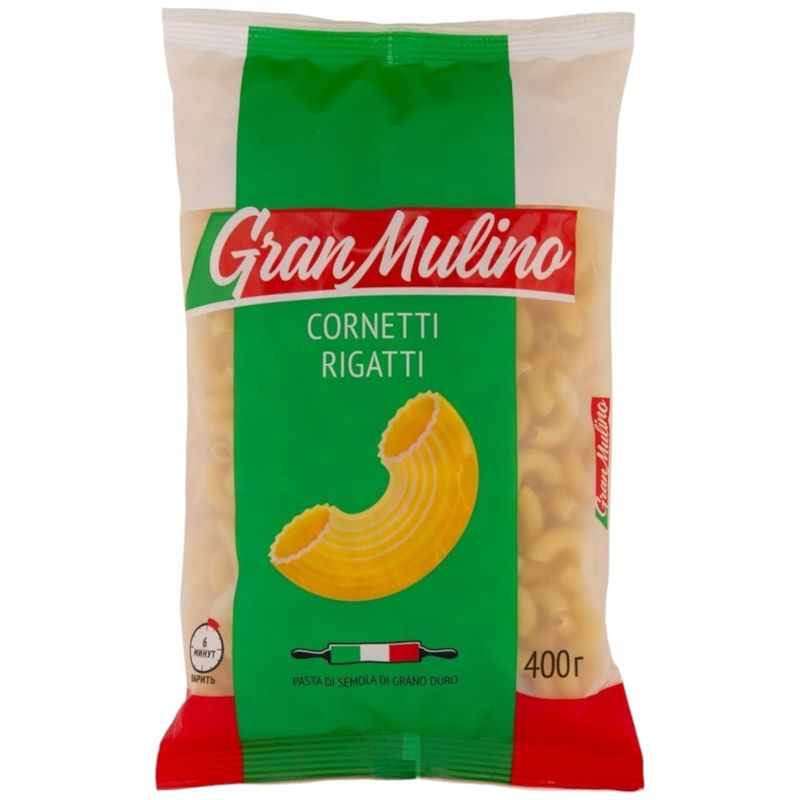 

Макароны Granmulino сапожок рожки 400 г