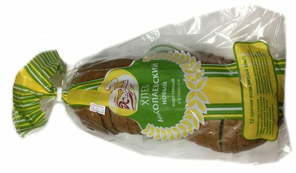 Хлеб ржано-пшеничный Тюменский Хлебокомбинат Николаевский Новый в нарезке 500 г