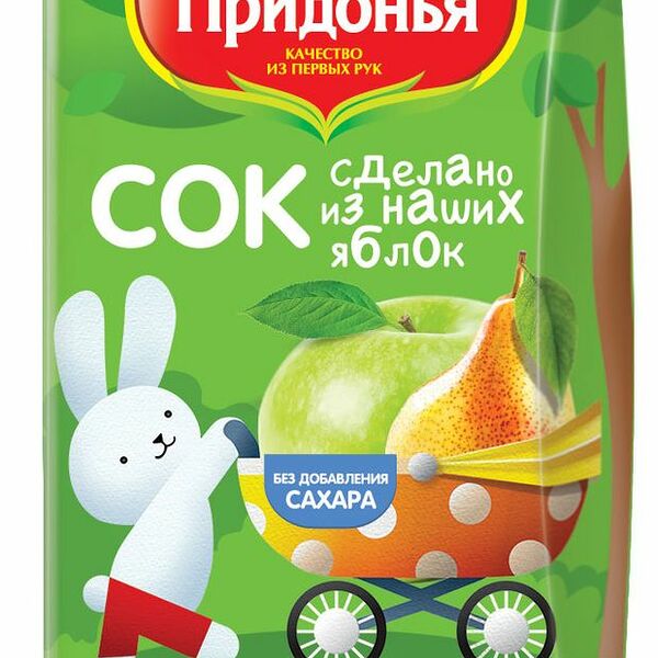 Сок Сады Придонья Яблоко-груша 125 мл