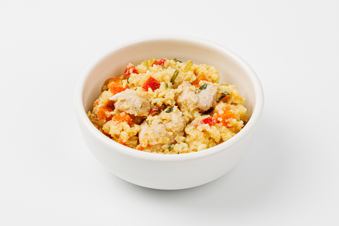 

Кулеш с курицей и овощами, кафе 200 г