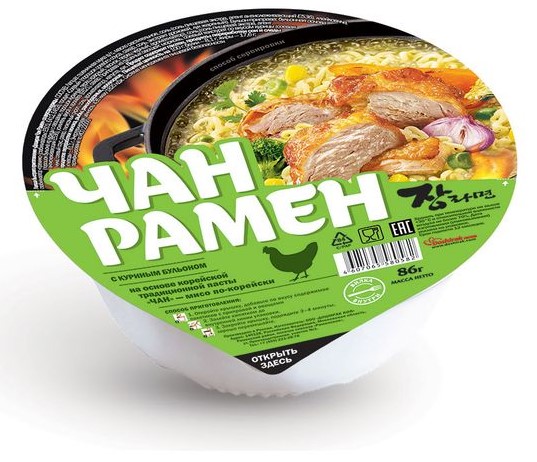 

Лапша быстрого приготовления Доширак Чан Рамен со вкусом курицы 86 г