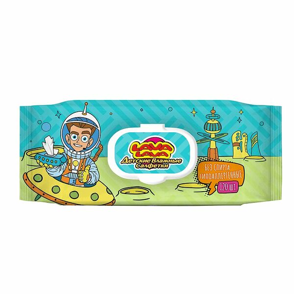 Салфетки влажные детские Lava Lava 120 шт