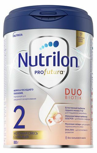 Смесь сухая молочная Nutrilon Profutura DuoBiotik 2 с 6 месяцев 800 г