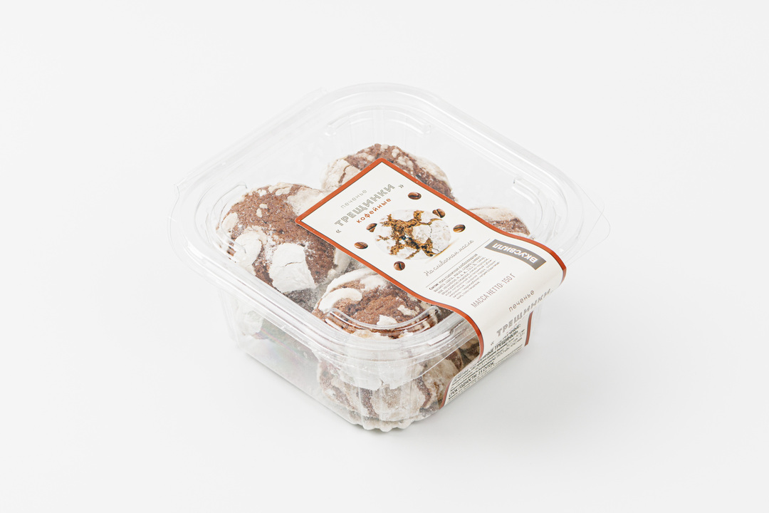 

Печенье ВкусВилл Кофейные трещинки 150 г