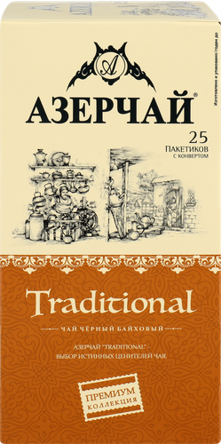 

Чай чёрный Азерчай Traditional Премиум коллекция, 25×1.6г