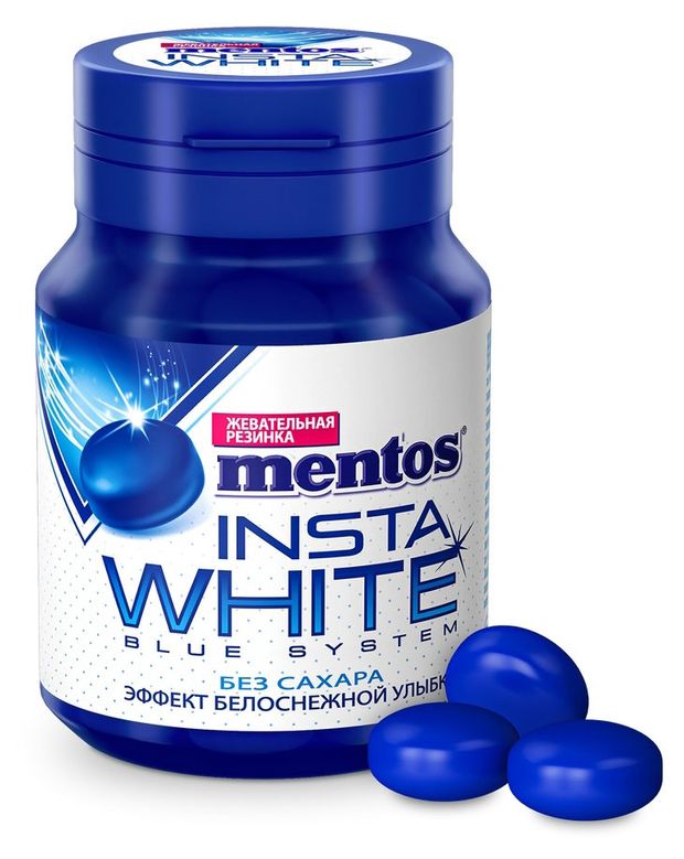 

Жевательная резинка Mentos Insta White Перечная мята 50 г