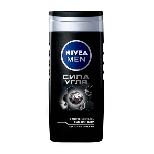 Гель для душа Nivea Men Сила угля, 250 мл
