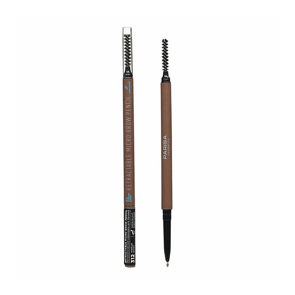 Карандаш для бровей Parisa Cosmetics Retractable Micro Brow Pencil автоматический тон 312 коричневый 0.02 г
