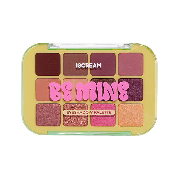 Тени для век из палетки Iscream BE MINE оттенки 13-24 12,6 г