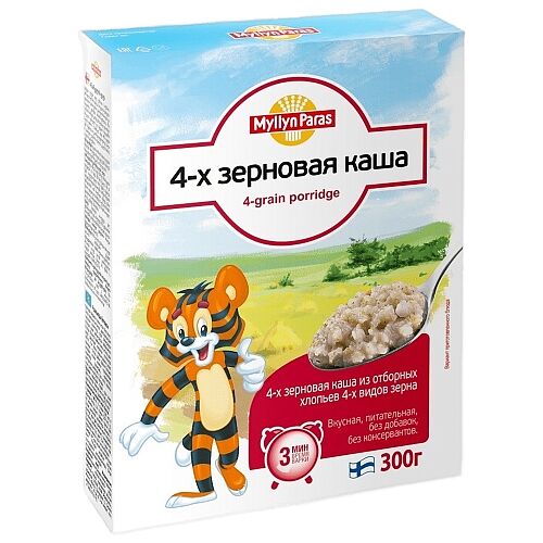 Каша 4-х зерновая Myllyn Paras 300 г