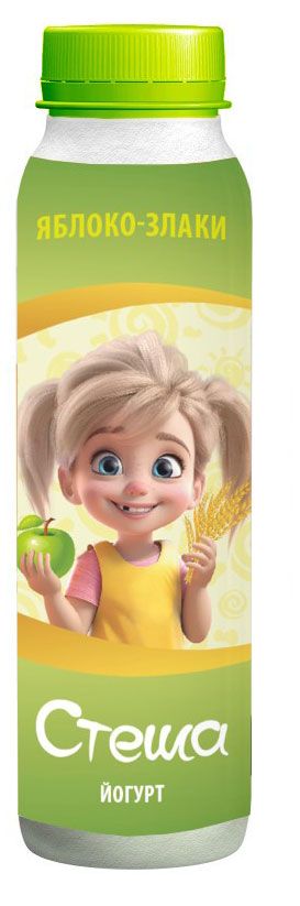 

Йогурт питьевой Стеша яблоко злаки 1.5% 260 г