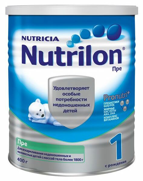 Смесь детская Nutrilon Пре 1 с рождения 400 г