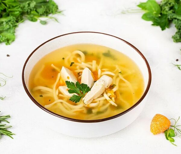 Суп куриный с домашней лапшой 350 г