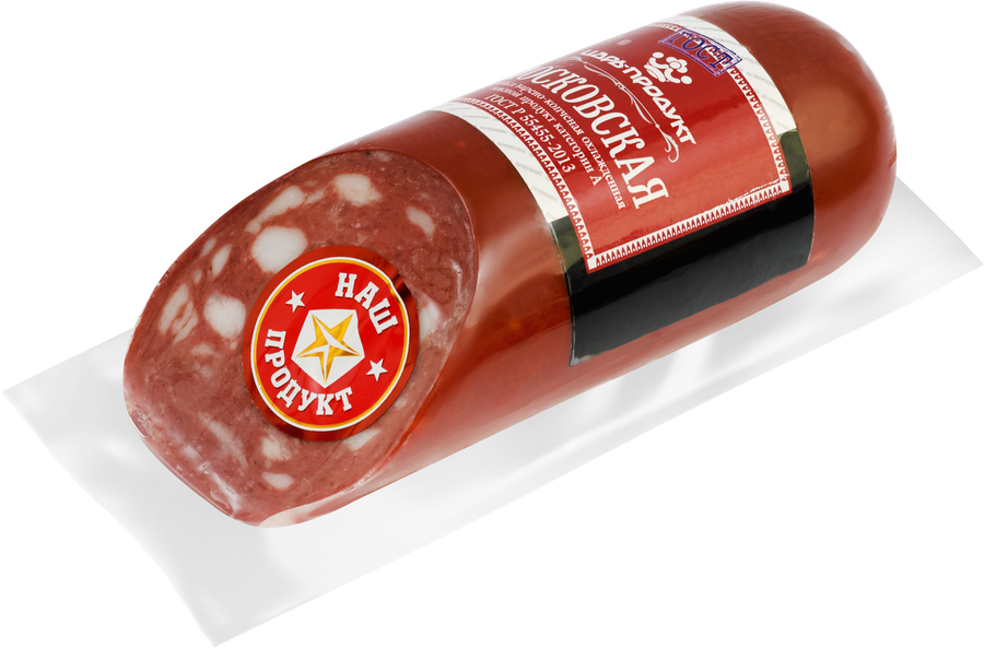 

Колбаса варено-копченая Царь-продукт Московская 350 г