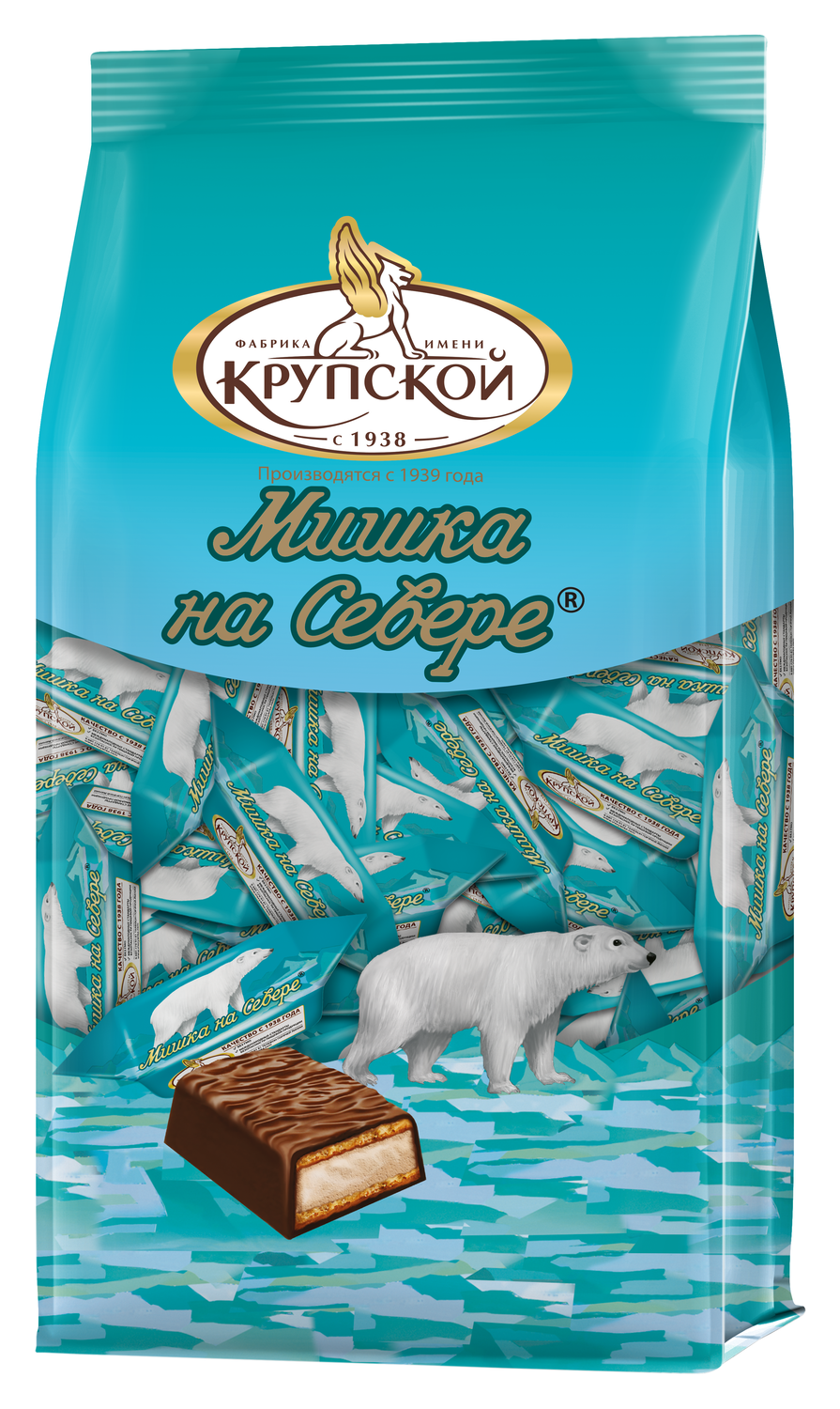 

Конфеты Фабрика имени Крупской Мишка на севере 200 г