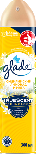 

Освежитель воздуха Glade Сицилийский лимонад и мята 300 мл