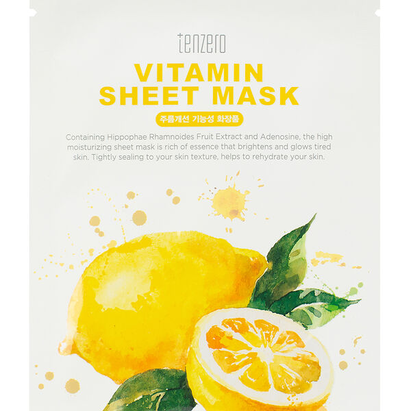 Маска для лица Tenzero Vitamin Sheet Mask с витаминами 25 мл