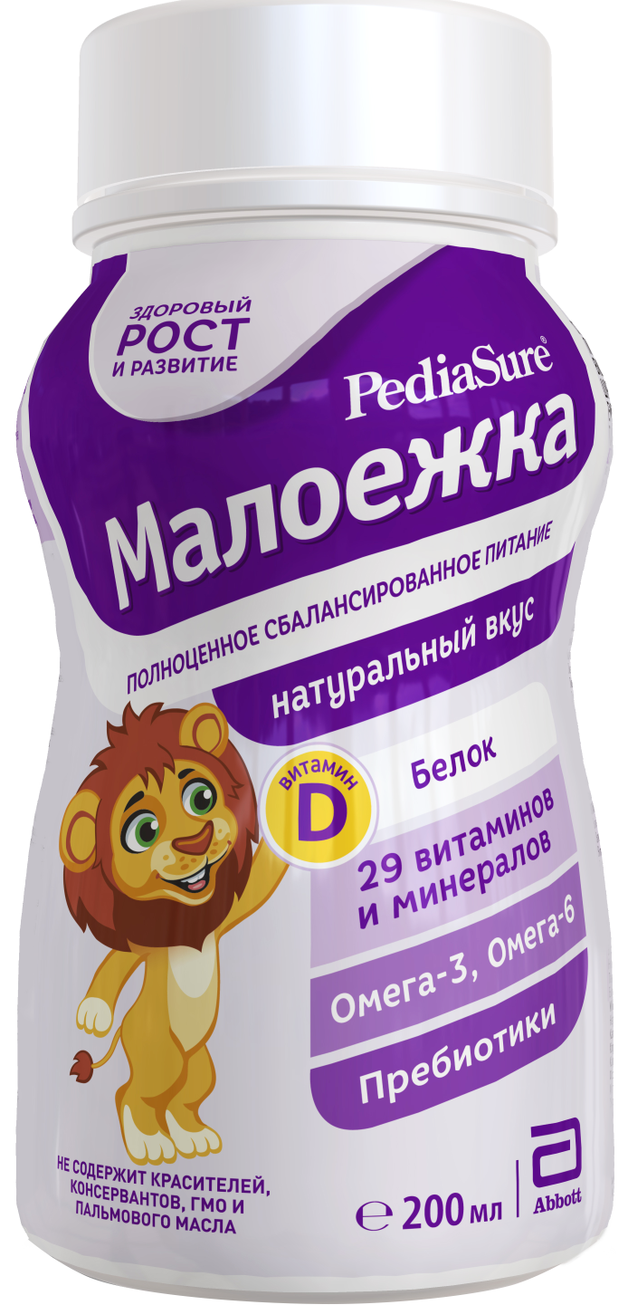 

Питание детское Pediasure Малоежка натуральный 200 мл