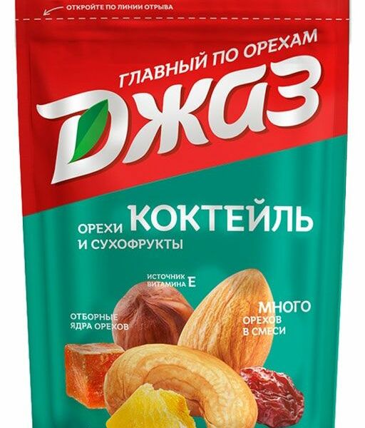 Смесь Джаз из орехов и сухофруктов 150г