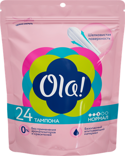 

Тампоны гигиенические Ola! Normal 24 шт.