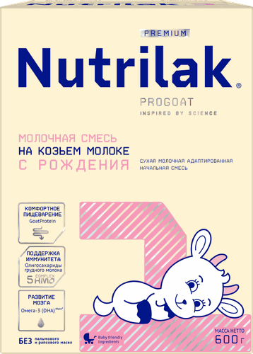 

Смесь Nutrilak Premium 1 на козьем молоке 600 г