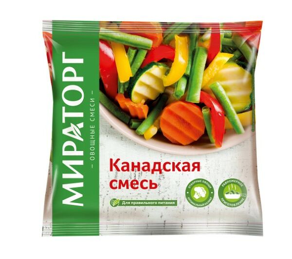 Смесь овощная Vитамин Канадская быстрозамороженная, 400 г