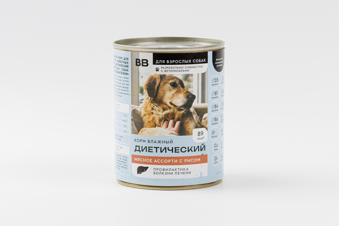 

Влажный корм Clan Clan Vet Hepatic диетические консервы для собак Профилактика болезней печени 340 г