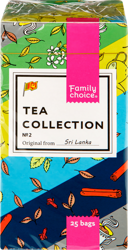 

Чай черный Family Choice Коллекция чая №2 25 пакетиков 42.5 г