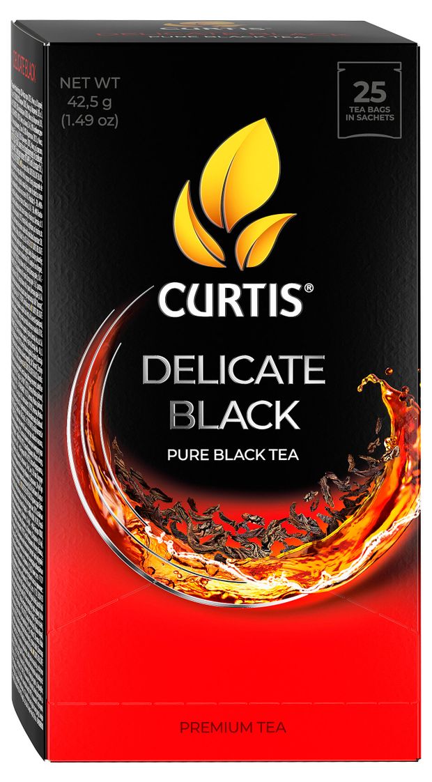 

Чай черный Curtis Premium Tea Collection Delicate Black 25 шт. 42.5 г
