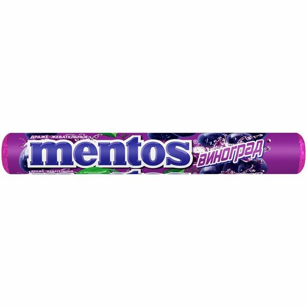 Драже Mentos со вкусом винограда 37,5 г