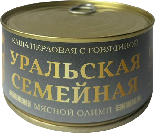 

Каша перловая Уральская Семейная с говядиной, 325 г