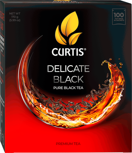 

Чай чёрный Curtis Premium Tea Collection Delicate черный в пакетиках 100 шт 170 г