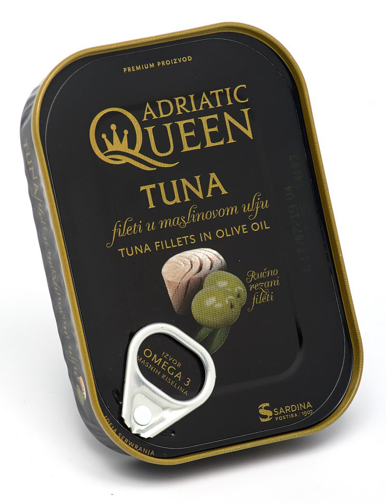 

Филе тунца Adriatic Queen в оливковом масле 105 г