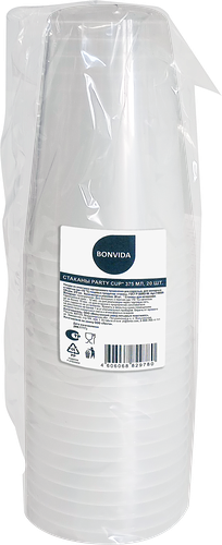 Стакан Bonvida Party Cup одноразовый 20 шт 