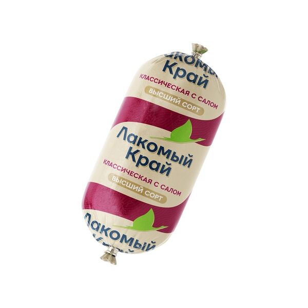 Колбаса Лакомый край Классическая с салом в/с г/я  Охл вес Белмит
