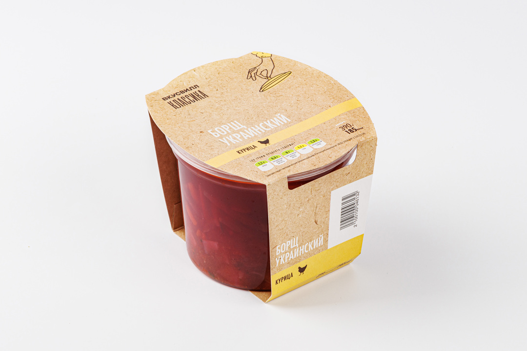 

Борщ Вкусвилл классика Украинский 390 г