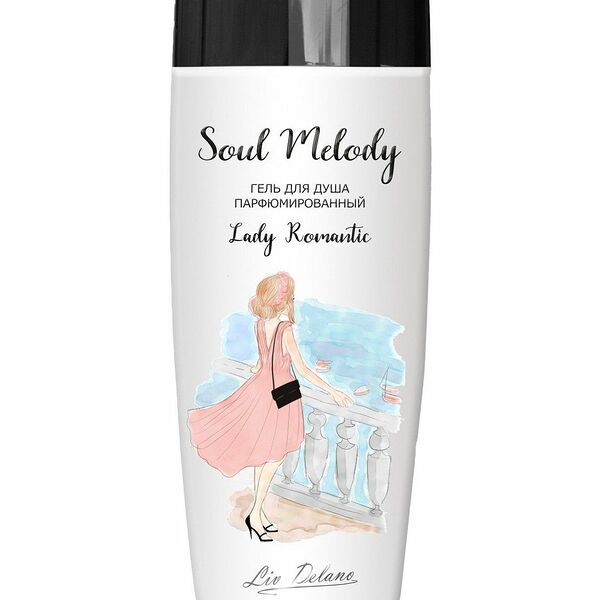 Гель для душа Liv Delano Soul melody Lady romantic парфюмированный 250 мл