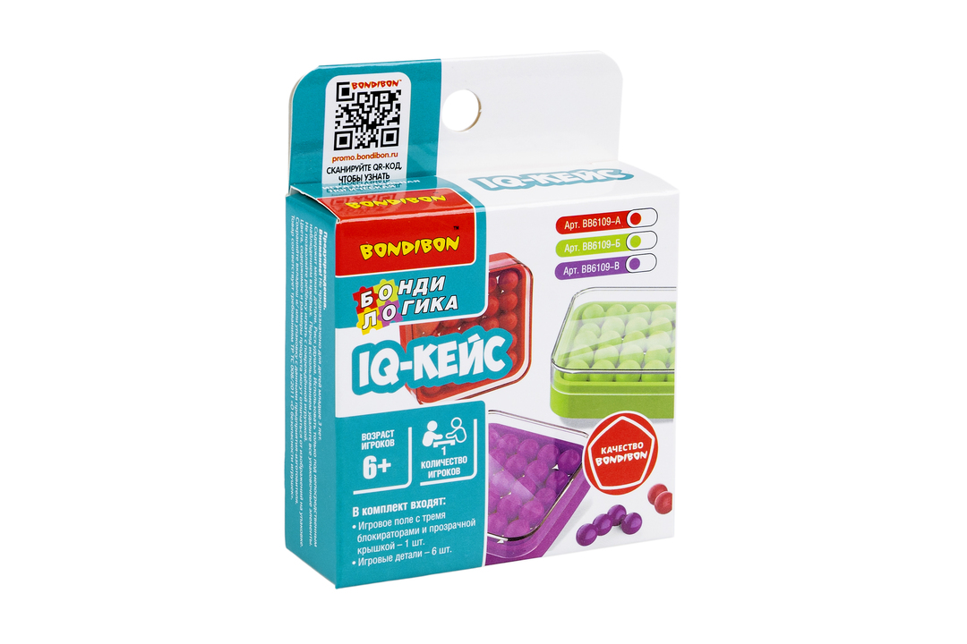 

Настольная игра Bondibon IQ-кейс зеленый