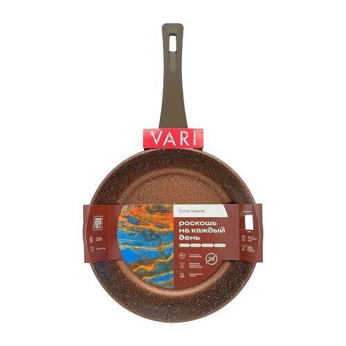 Сковорода Vari Сила камня литая с антипригарным покрытием 26 см