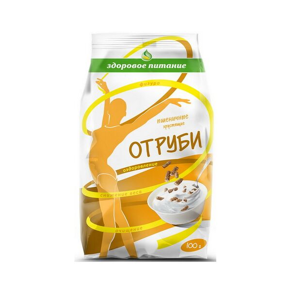 Отруби экстр. Здоровое питание пшеничные100 гр