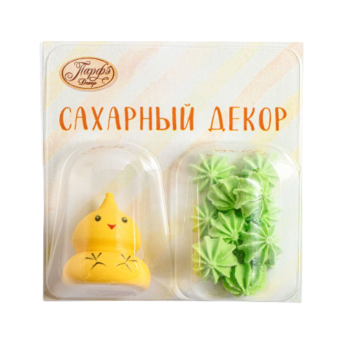 

Декор сахарный Парфэ Декор декоративный цыпленок и безе