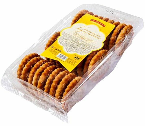 Печенье РУССКИЙ ДЕСЕРТ с семенами подсолнечника 445г