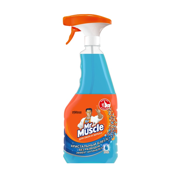 Чистящее средство для мытья окон и зеркал Mr. Muscle После дождя 530 мл