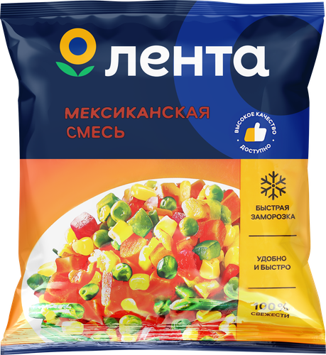 

Смесь овощная ЛЕНТА Мексиканская 400 г
