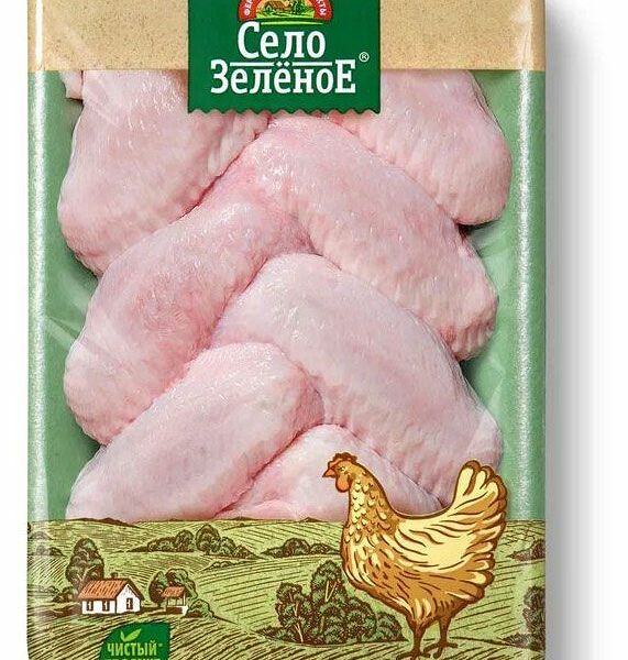 Крыло куриное Село Зеленое охлажденные вес