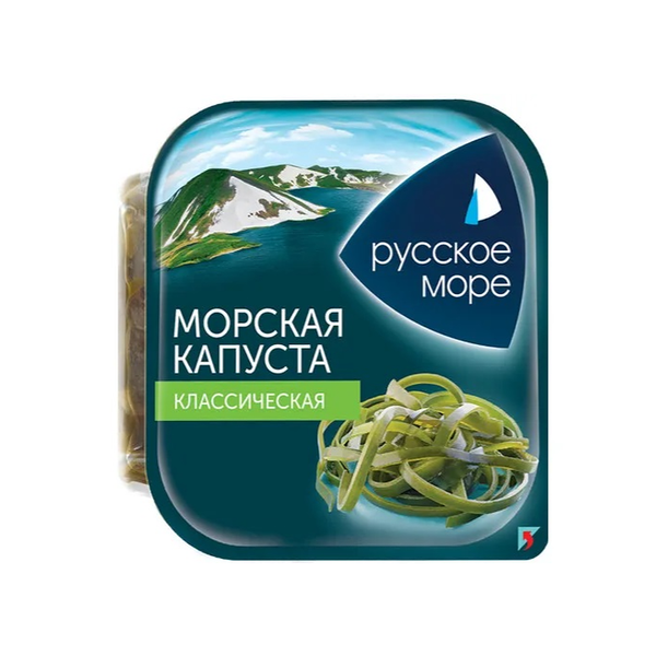 Морская капуста маринованная Русское море классическая 200 г