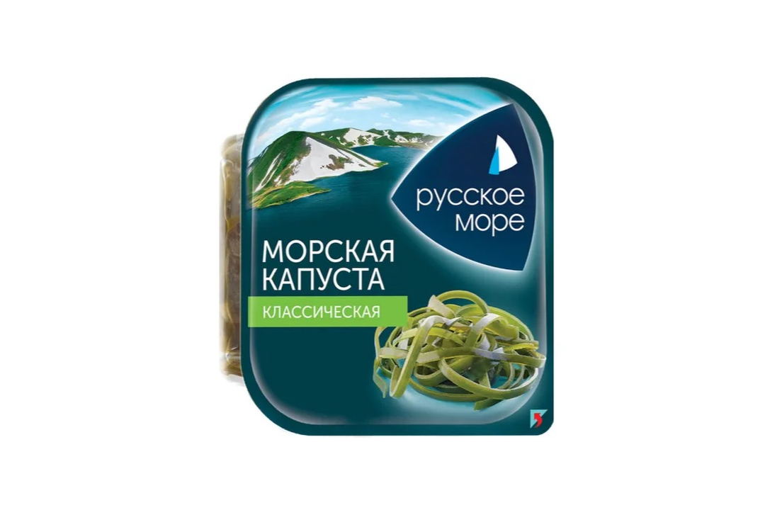 

Морская капуста маринованная Русское море классическая 200 г
