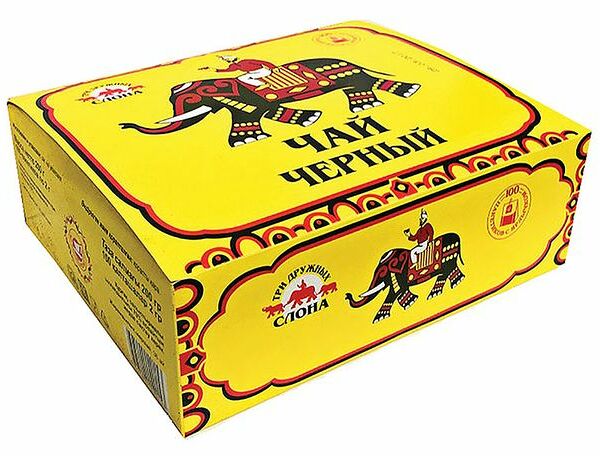 Чай черный, 100*2 г ТМ Три Дружных Слона