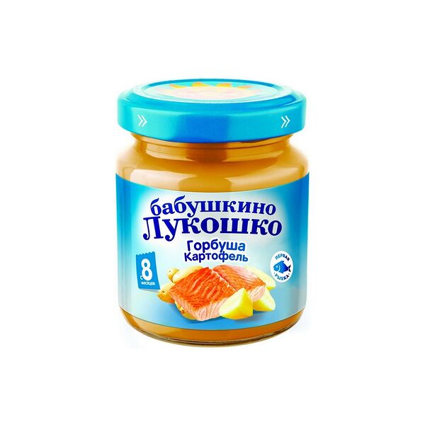 Пюре из горбуши с картофелем вес 100г ДП Бабушкино Лукошко